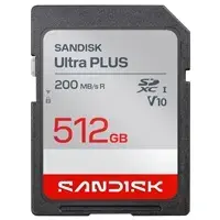 Карта памяти SANDISK Ultra PLUS SDXC 512GB UHS-I V10 U1 C10 200MB/s