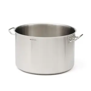 Comas Magna Expert Stainless Steel Stock Pot Diameter 40 cm Height 25 cm Capacity 31.4 Liters Without Lid
