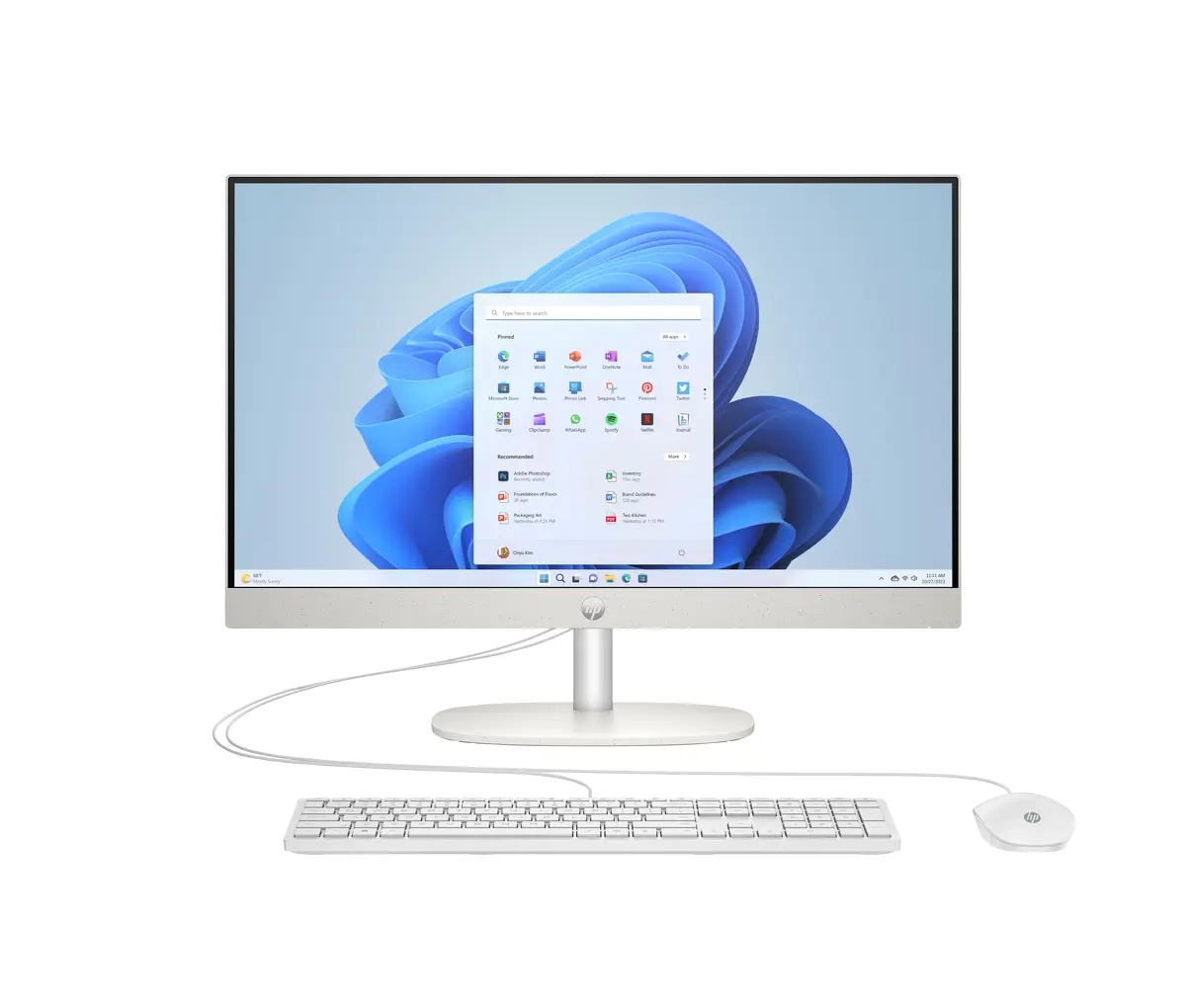 HP 24-cr0089nf Viss-vienā dators AMD Ryzen