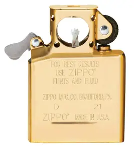 Зажигалка Zippo Pipe Lighter Insert 65845, с желтым пламенем, золотое напыление