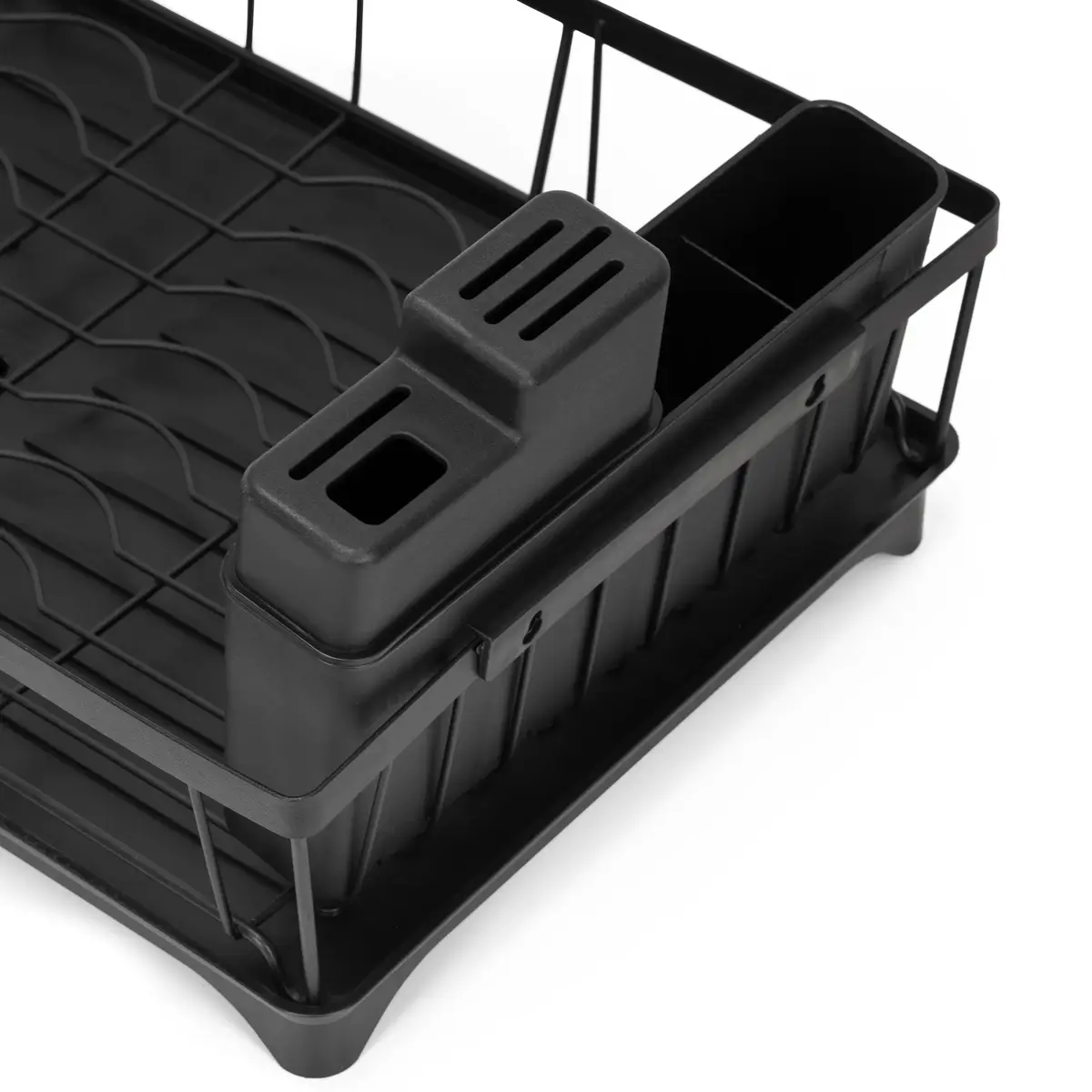 Springos Large 2-Tier Black Dish Drying Rack Photo 10