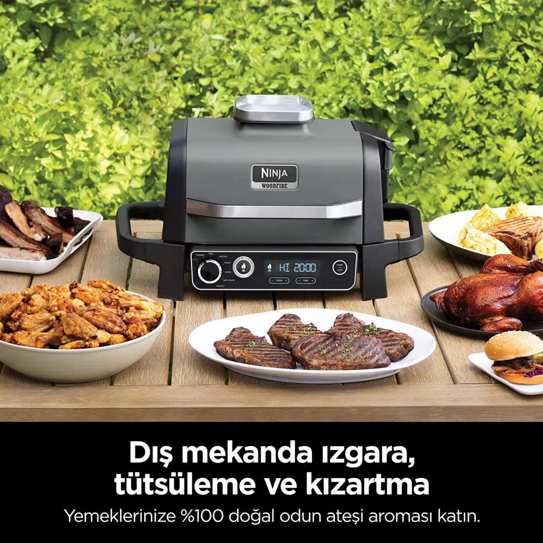 Контактный гриль Ninja Woodfire Outdoor Grill Photo 2