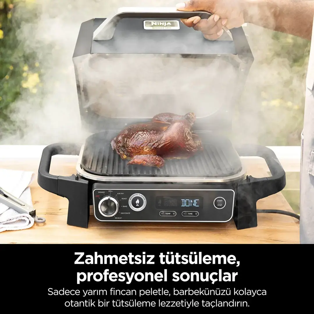 Контактный гриль Ninja Woodfire Outdoor Grill Photo 4