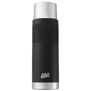 Вакуумный термос ESBIT Sculptor Vacuum Flask with Sleeve 1L черный