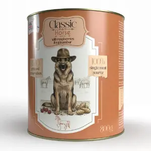 SYTA MICHA Classic Mono Horse wet dog food with raspberries and Jerusalem artichoke