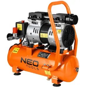 NEO tools 12K020-1 Oil-Free Air Compressor with 12 Liters Tank Capacity