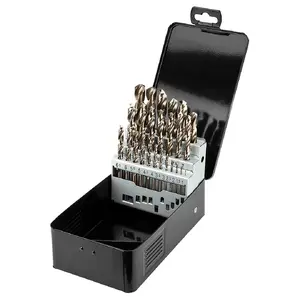 NEO tools HSS-Co Metal Twist Drill Bit Set 1.0-13.0 mm 25-Piece