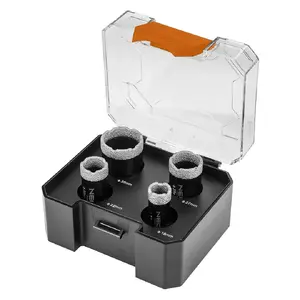 NEO tools 55-318 Dimanta kroņurbju komplekts, 4 gabali, diametri 18 mm, 22 mm, 27 mm, 35 mm