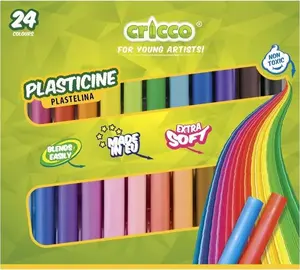 Cricco Plastelina Modelēšanas māls 24 krāsas