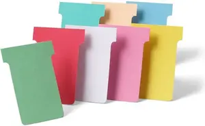 NOBO T-Card Size 3 Yellow Planning Cards 2003004