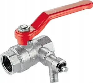 Perfexim PHA-008 Ball Valve G1/2 WW PN30 DN15 with Drain Valve CuZn-C