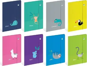 INTERDRUK A4+ BB Kids Tropic Document Folder with Elastic Band (10-Pack)
