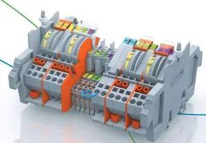 Wago LPW 16-pole modular test terminal strip 60V AC