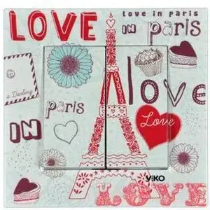 VIKO Karre Cities Paris 2-gang double pole switch 90962851
