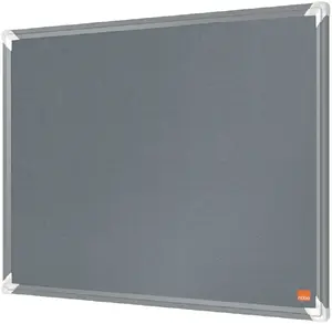 NOBO Premium Plus Grey Felt Notice Board 440615