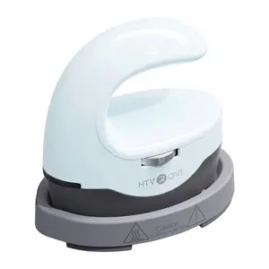 HTVRONT HPM02 Mini4 Heat Transfer Press in Light Blue
