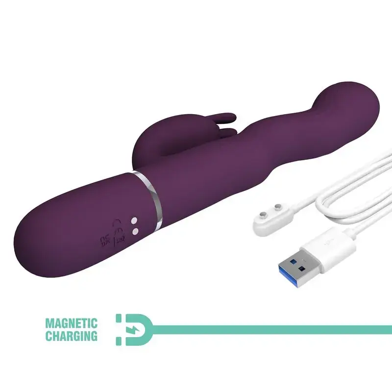 Hightech Loursen trusīša vibrators - Purpura Photo 9