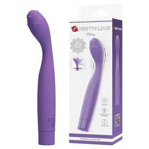 Вибратор для точки G Hightech Henry Flexible с 10 функциями вибрации, мягкий силикон, фиолетовый