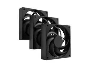 Genesis FURY SAI S12 PWM Fan, 3-Pack, Black