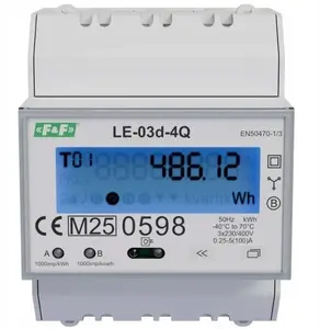 FF LE-03d-4Q 3-Phase Bi-Directional 4-Quadrant Energy Meter 50Hz 5A