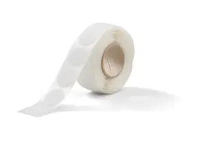 NOBO липучки Velcro Spots Box 100 белые 22 x 22 мм 100 штук