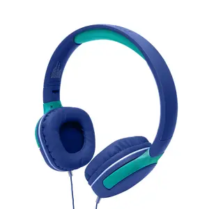 Celly KidsBeat 2 Ar vadu austiņas ar skaļuma ierobežojumu maksimāli 85dB 3.5mm ligzda zilas