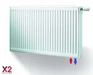 Kermi Steel Panel Radiator FTV220301101R1K Type 22 300x1100 mm 849W with Brackets