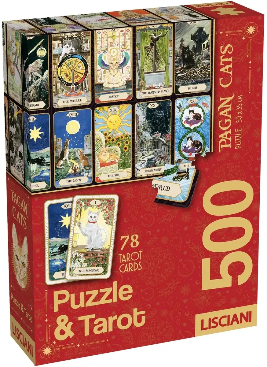 Lisciani Puzle Pieaugušajiem Tarot Cats 500