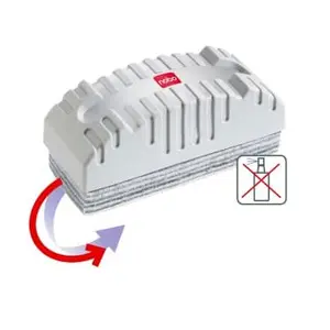 NOBO Easypeel Drywipe Eraser with peel-off pads and magnetic white board cleaning design