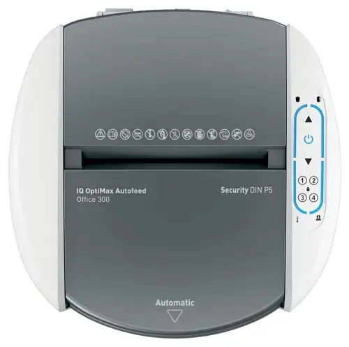 Leitz IQ OptiMax Autofeed Office 300 P5 papīra smalcinātājs Photo 3