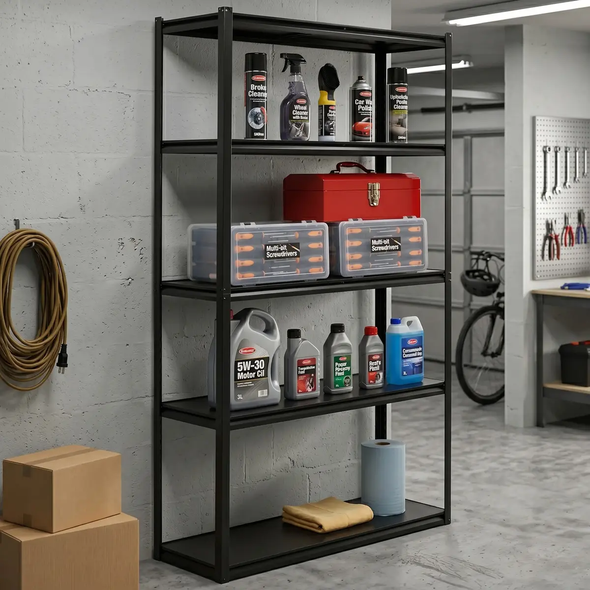 Springos HA5284 Metal Storage Rack with 5 Shelves Photo 3
