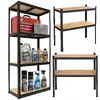 Springos HA5283 Galvanized Steel Storage Rack Photo 3