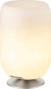 Kooduu Atmos silver LED lamp with speaker and cooler