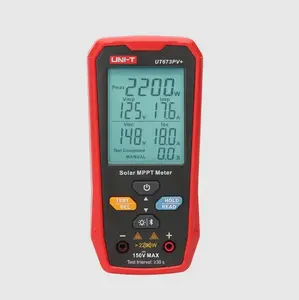 Тестер солнечных панелей UNI-T UT673PV+ MPPT 5-1800W 0-20A 12-150VDC Ручной Авто Режим Bluetooth