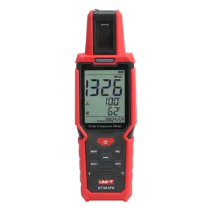Solar Irradiance Meter Unit UT381PV with Bluetooth, measuring up to 1400W/m², temperature range -40 to 120°C, and IP65 rating