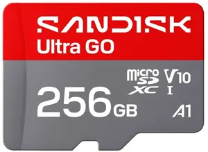 SanDisk Ultra GO MicroSDXC 256 GB Memory Card Class 10 UHS-I U1 A1 V10