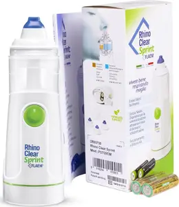 FLAEM Rhino Clear Sprint Nasal and Sinus Wash Bottle Battery Powered