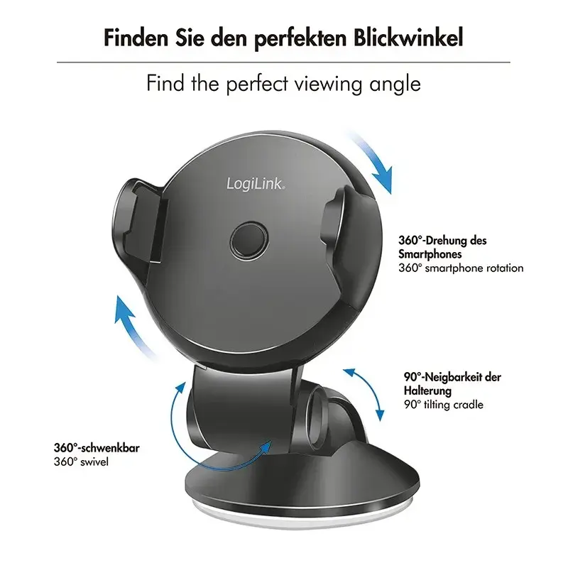 LOGILINK AA0199 Viedtālruņa turētājs auto Photo 3
