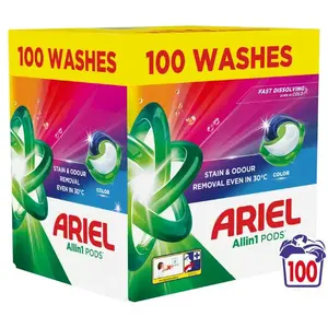 Ariel All-in-1 Pods washing capsules, 100 pcs.