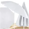 Springos BU0027 Beach Umbrella 160 cm Gray UPF50+ Photo 3