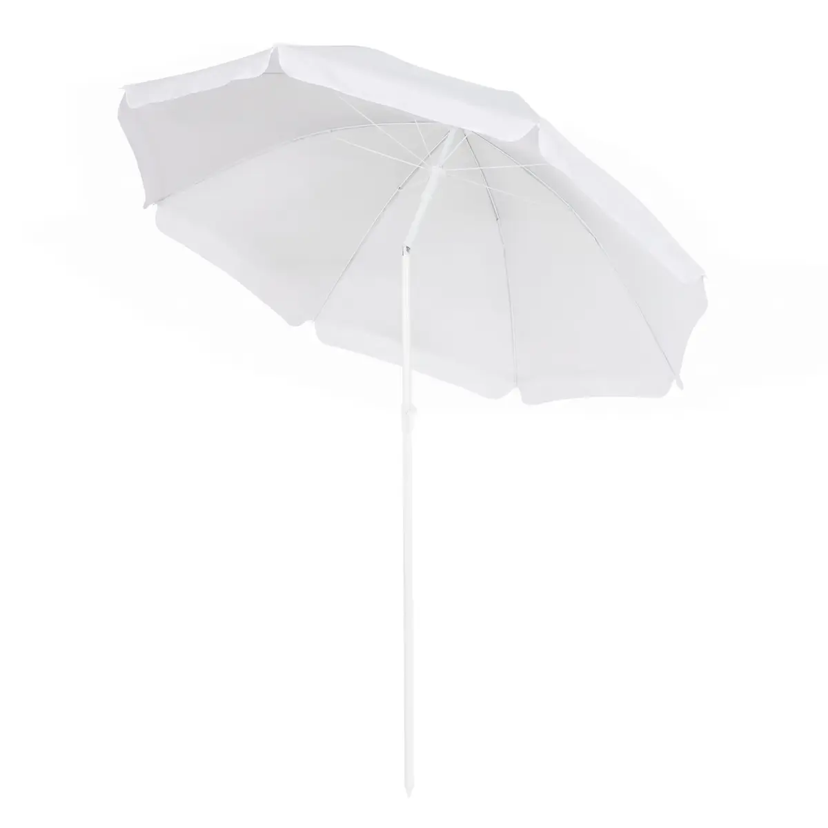 Springos BU0027 Beach Umbrella 160 cm Gray UPF50+ Photo 7