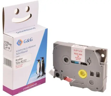 G&G saderīga tekstila lente Brother TZe-R232