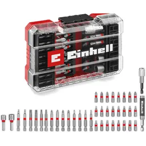 Набор бит и магнитный держатель Einhell-KWB 118953 в M-CASE 42 предмета