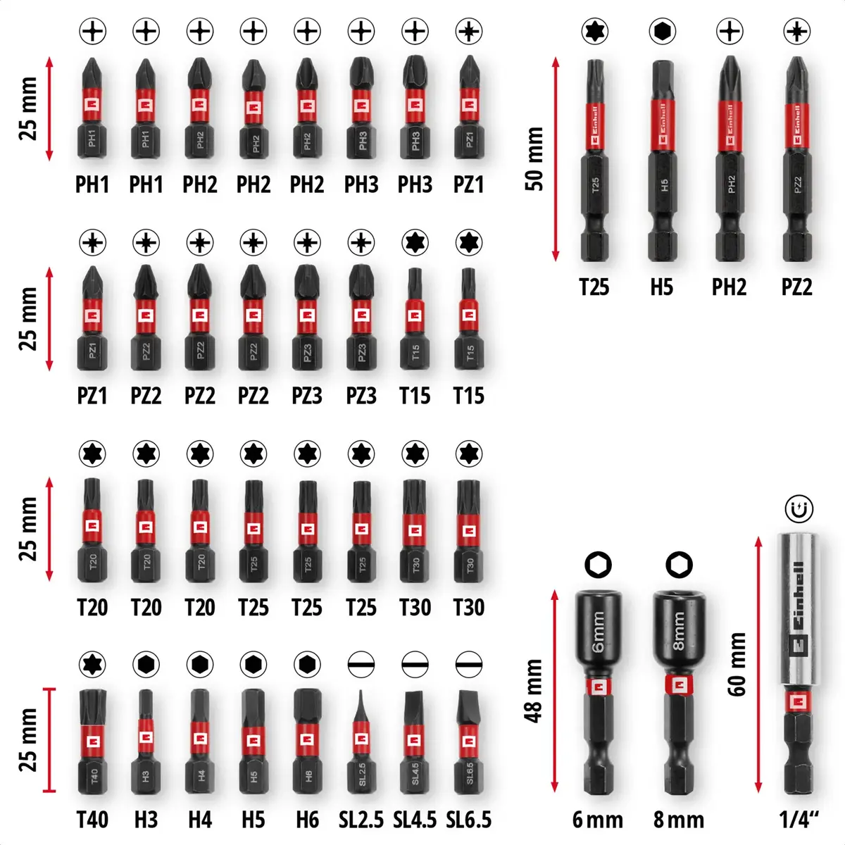 Einhell-KWB 109210 Impact Bit Set Photo 2