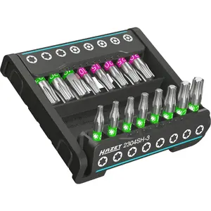 Hazet SmartHolder 2304SH-3 Bitu komplekts 1/4" melns 16 gabalas