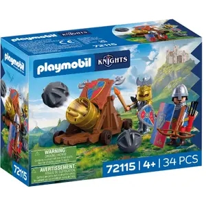PLAYMOBIL Bruņinieki Šaujamierocis Lauvas bruņinieks 72115 rotaļu komplekts