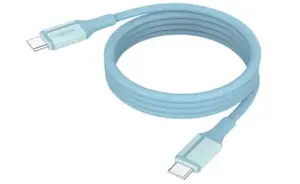 ANSMANN 1700-0202 USB-C to USB-C Cable 1.2 m Blue Magnetic Silicone