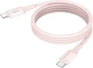 Кабель Ansmann 1700-0205 USB-C to USB-C 1.2 м розовый силиконовый магнитный