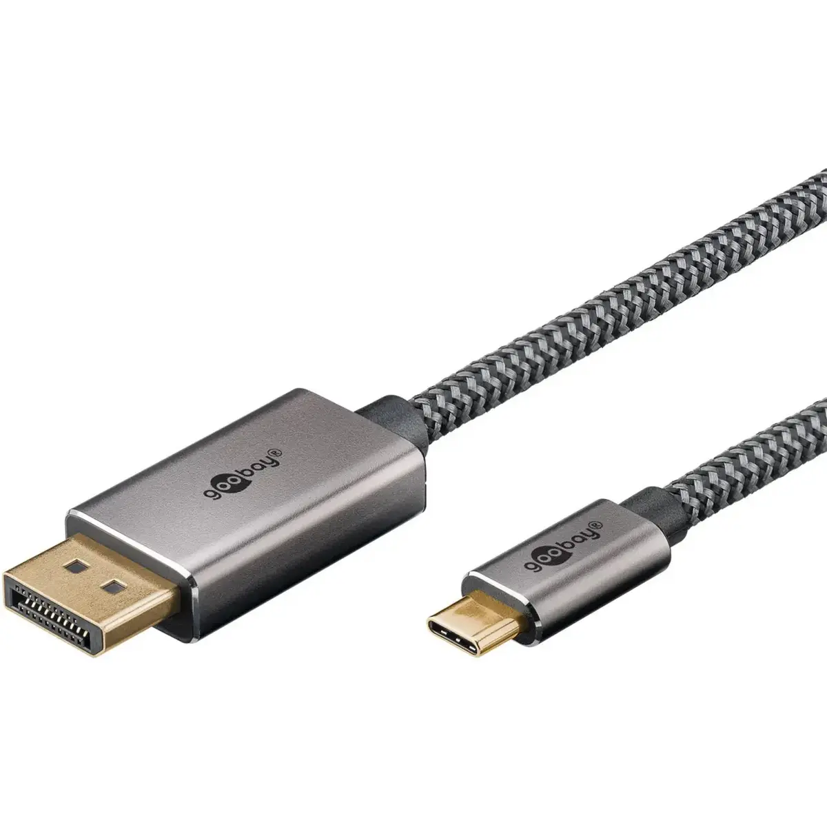 Goobay USB-C uz DisplayPort adaptera kabeļis 4K 60Hz 1m Photo 2