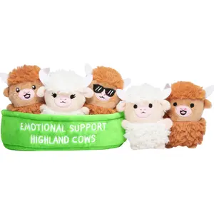 Мягкая игрушка Just Play Emotional Support Highland Cows